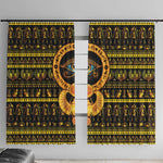 Egyptian God of The Sun Eye of Ra Window Curtain