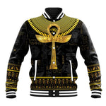 The Ankh Egyptian Hieroglyphs Baseball Jacket