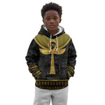 The Ankh Egyptian Hieroglyphs Kid Hoodie