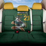 South Africa Rugby Custom Back Car Seat Cover Glory Be To Springboks - African Pride