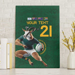 South Africa Rugby Custom Canvas Wall Art Glory Be To Springboks - African Pride