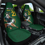 South Africa Rugby Custom Car Seat Cover Glory Be To Springboks - African Pride