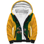 South Africa Rugby Custom Sherpa Hoodie Glory Be To Springboks - African Pride