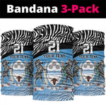 Botswana Cricket Custom Neck Gaiter Baggy Blues African Zebra Skins Pattern LT9