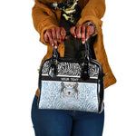Botswana Personalized Shoulder Handbag African Zebra Skins Pattern - African Pride