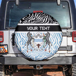 Botswana Personalized Spare Tire Cover African Zebra Skins Pattern - African Pride