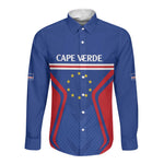 Custom Cape Verde Football Spirit Long Sleeve Button Shirt Est 1979 - African Pride