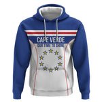 Custom Cape Verde Pride Hoodie Blue Sharks Rising - African Pride