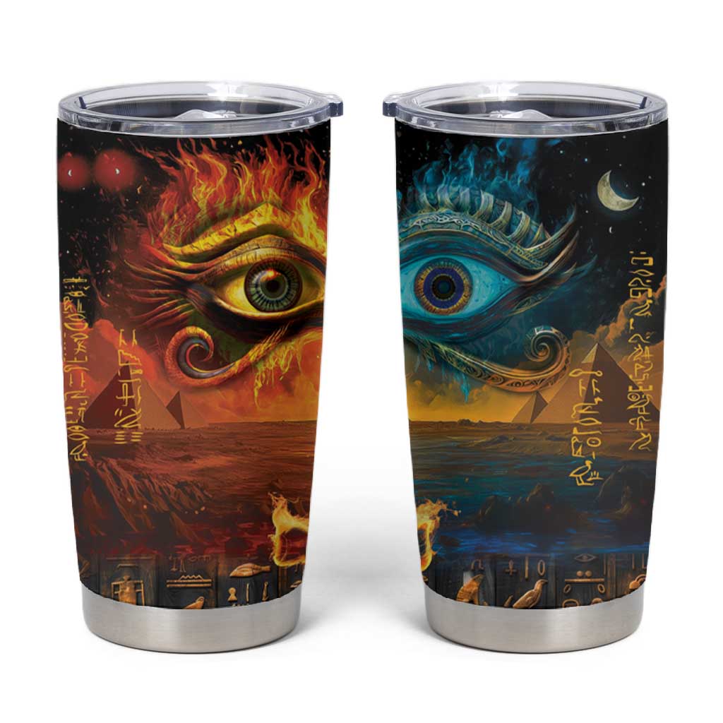 Eye of Ra and Eye of Horus Tumbler Cup Power and Magic Ancient Egyptian Mythology