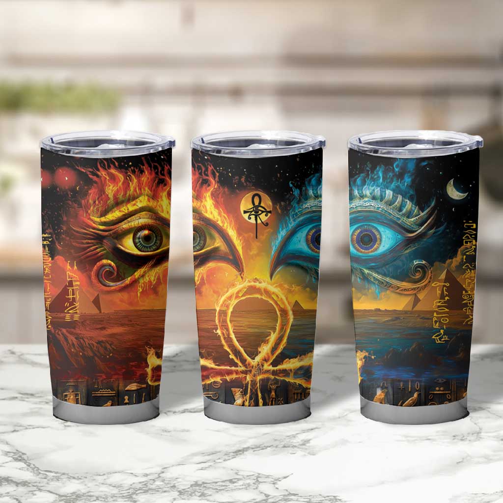 Eye of Ra and Eye of Horus Tumbler Cup Power and Magic Ancient Egyptian Mythology