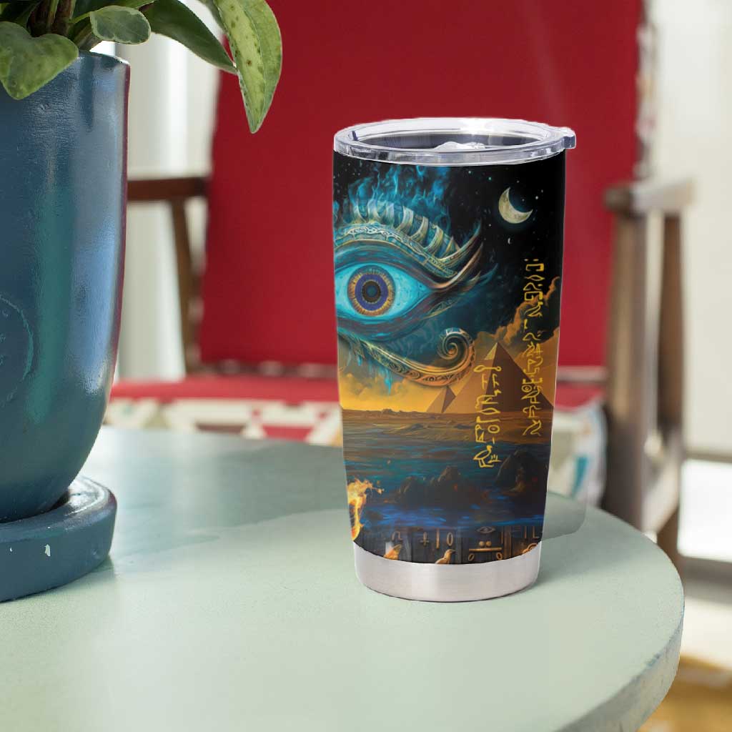 Eye of Ra and Eye of Horus Tumbler Cup Power and Magic Ancient Egyptian Mythology