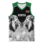 Custom Rugby Africa Kenya Basketball Jersey Black Kenyan 22-23 Motif - African Pride
