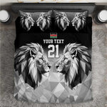 Custom Rugby Africa Kenya Bedding Set Black Kenyan 22-23 Motif - African Pride