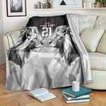 Custom Rugby Africa Kenya Blanket Black Kenyan 22-23 Motif - African Pride