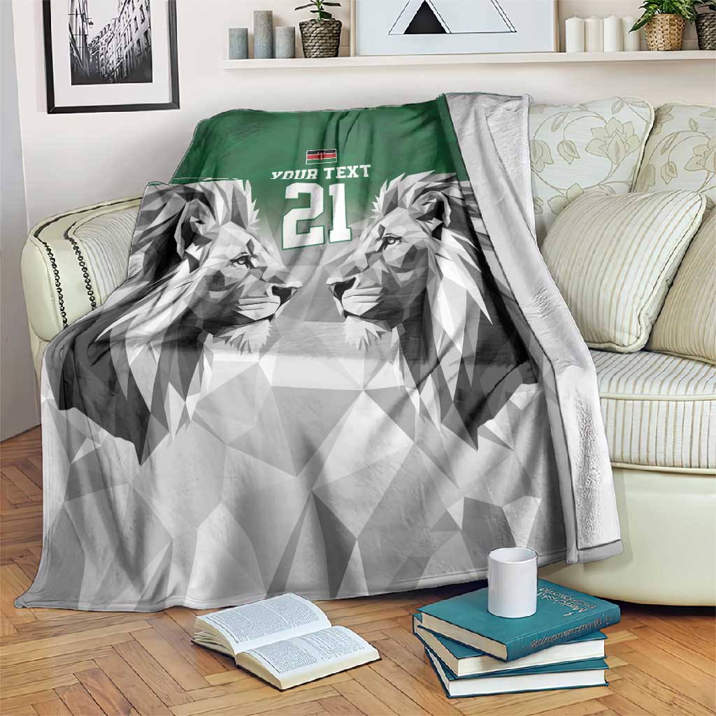 Custom Rugby Africa Kenya Blanket Green Kenyan 22-23 Motif - African Pride