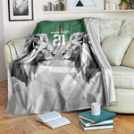 Custom Rugby Africa Kenya Blanket Green Kenyan 22-23 Motif - African Pride