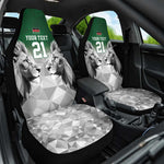 Custom Rugby Africa Kenya Car Seat Cover Green Kenyan 22-23 Motif - African Pride
