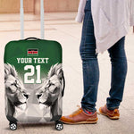 Custom Rugby Africa Kenya Luggage Cover Green Kenyan 22-23 Motif - African Pride