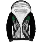 Custom Rugby Africa Kenya Sherpa Hoodie Green Kenyan 22-23 Motif - African Pride