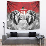 Custom Rugby Africa Kenya Tapestry Red Kenyan 22-23 Motif - African Pride