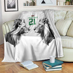 Custom Rugby Africa Kenya Blanket White Kenyan 22-23 Motif - African Pride