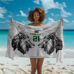 Custom Rugby Africa Kenya Sarong White Kenyan 22-23 Motif - African Pride