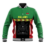 Custom Cricket Africa Malawi Baseball Jacket Malawi Chevron Pattern - African Pride