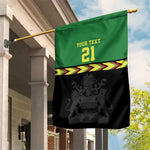Custom Cricket Africa Malawi Garden Flag Malawi Chevron Pattern - African Pride