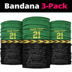 Custom Cricket Africa Malawi Neck Gaiter Malawi Chevron Pattern LT9
