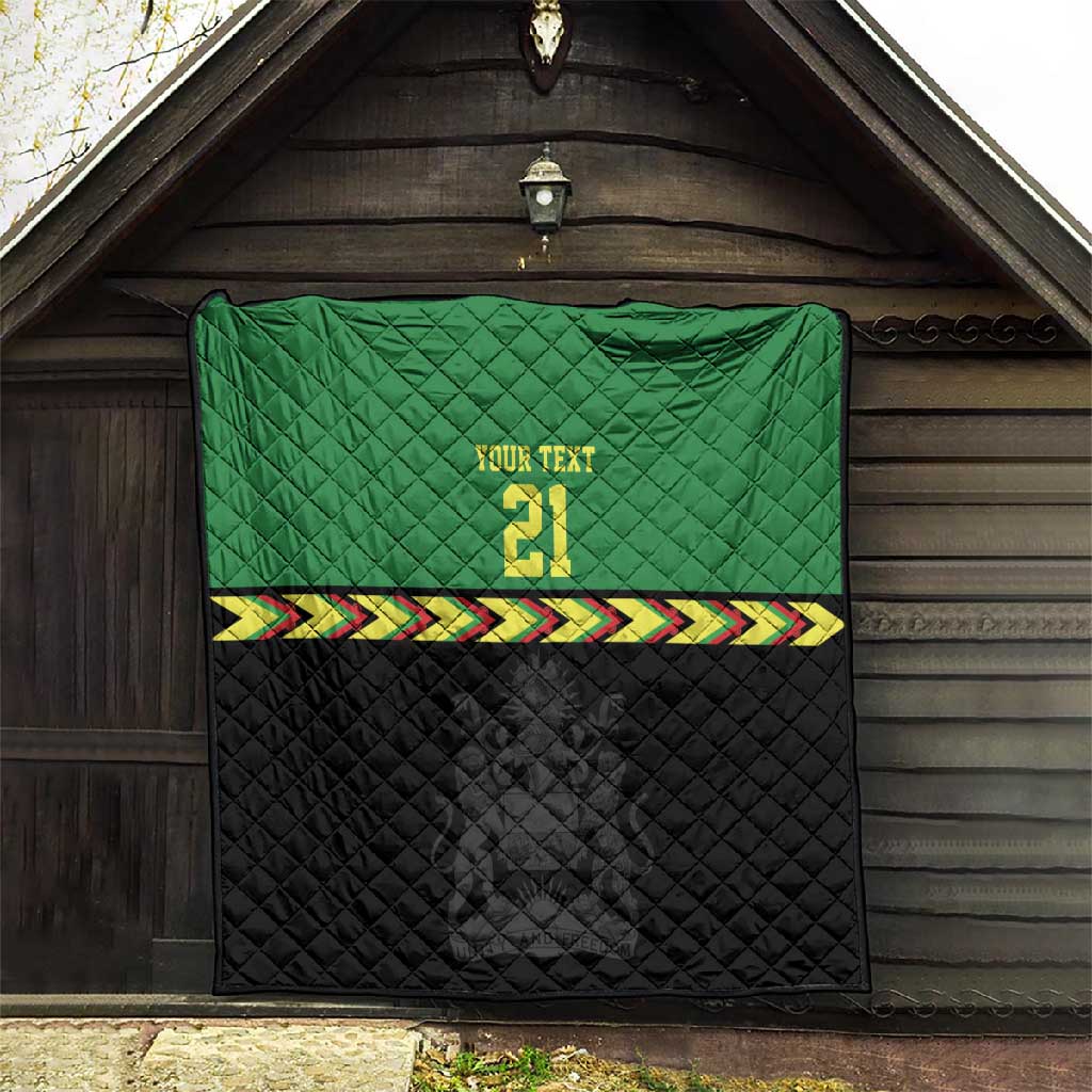 Custom Cricket Africa Malawi Quilt Malawi Chevron Pattern - African Pride