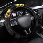 Cricket Africa Malawi Steering Wheel Cover Malawi Chevron Pattern - African Pride