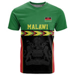 Custom Cricket Africa Malawi T shirt Malawi Chevron Pattern - African Pride