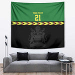 Custom Cricket Africa Malawi Tapestry Malawi Chevron Pattern - African Pride