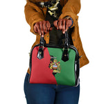 Malawi Flag Map Shoulder Handbag Simple Malawi Emblem Coat of Arms - African Pride