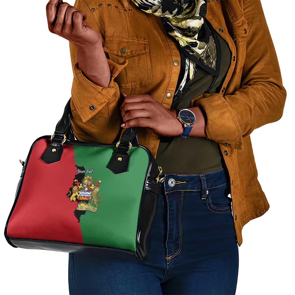 Malawi Flag Map Shoulder Handbag Simple Malawi Emblem Coat of Arms - African Pride