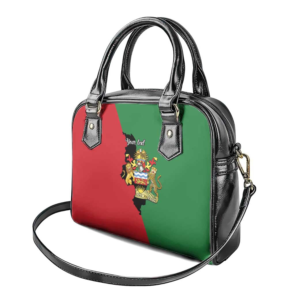 Malawi Flag Map Shoulder Handbag Simple Malawi Emblem Coat of Arms - African Pride