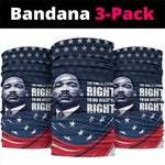 Honor MLK African-American Civil Rights Leaders Neck Gaiter The Time Is Always Right To Do What Is Right LT9