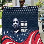Honor MLK African-American Civil Rights Leaders Quilt The Time Is Always Right To Do What Is Right