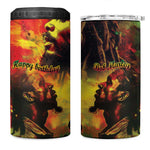 Happy Birthday King of Reggae 4 in 1 Can Cooler Tumbler