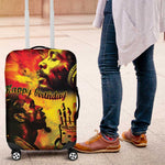 Happy Birthday King of Reggae Luggage Cover