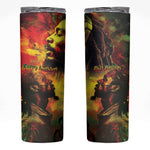 Happy Birthday King of Reggae Skinny Tumbler