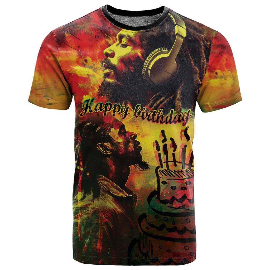 Happy Birthday King of Reggae T shirt