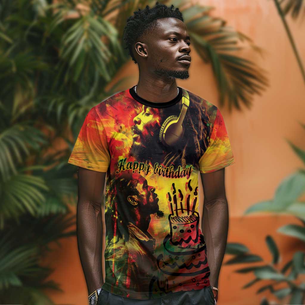 Happy Birthday King of Reggae T shirt
