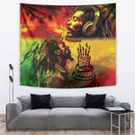 Happy Birthday King of Reggae Tapestry