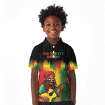 Honoring Reggae Legend Bob Birthday Kid Polo Shirt