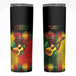 Honoring Reggae Legend Bob Birthday Skinny Tumbler