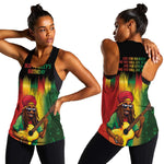 Honoring Reggae Legend Bob Birthday Women Racerback Tank