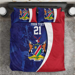 Custom Cricket African Namibia Bedding Set Coat of arms Namibian Pattern - African Pride