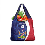 Custom Cricket African Namibia Grocery Bag Coat of arms Namibian Pattern - African Pride