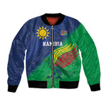 Custom Rugby African Namibia Bomber Jacket Welwitschias African Fish Eagle - African Pride